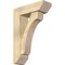 Ekena Millwork Legacy Slat Rough Sawn Bracket w/ Offset Brace, Douglas Fir, 6"W x 18"D x 26"H BKT0604X18X26LEC06RDF - alternate 1